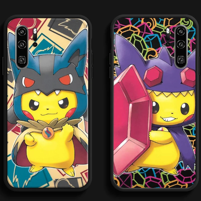 

Pokemon Pikachu Phone Cases For Huawei Honor Y6 Y7 2019 Y9 2018 Y9 Prime 2019 Y9 2019 Y9A Coque Back Cover Soft TPU