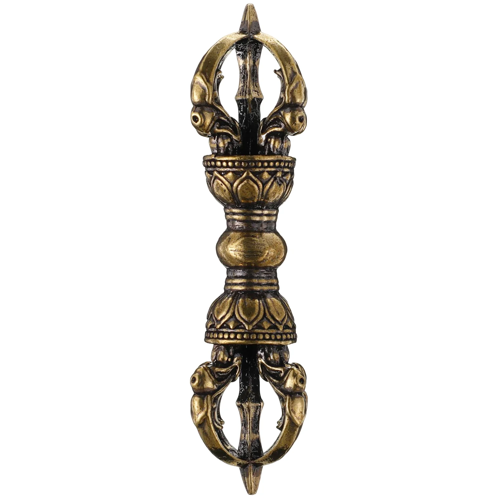 

Demon Pestle Decorative Dharma Decoration Home Ornament Brass Rod Vintage Craft Decorate
