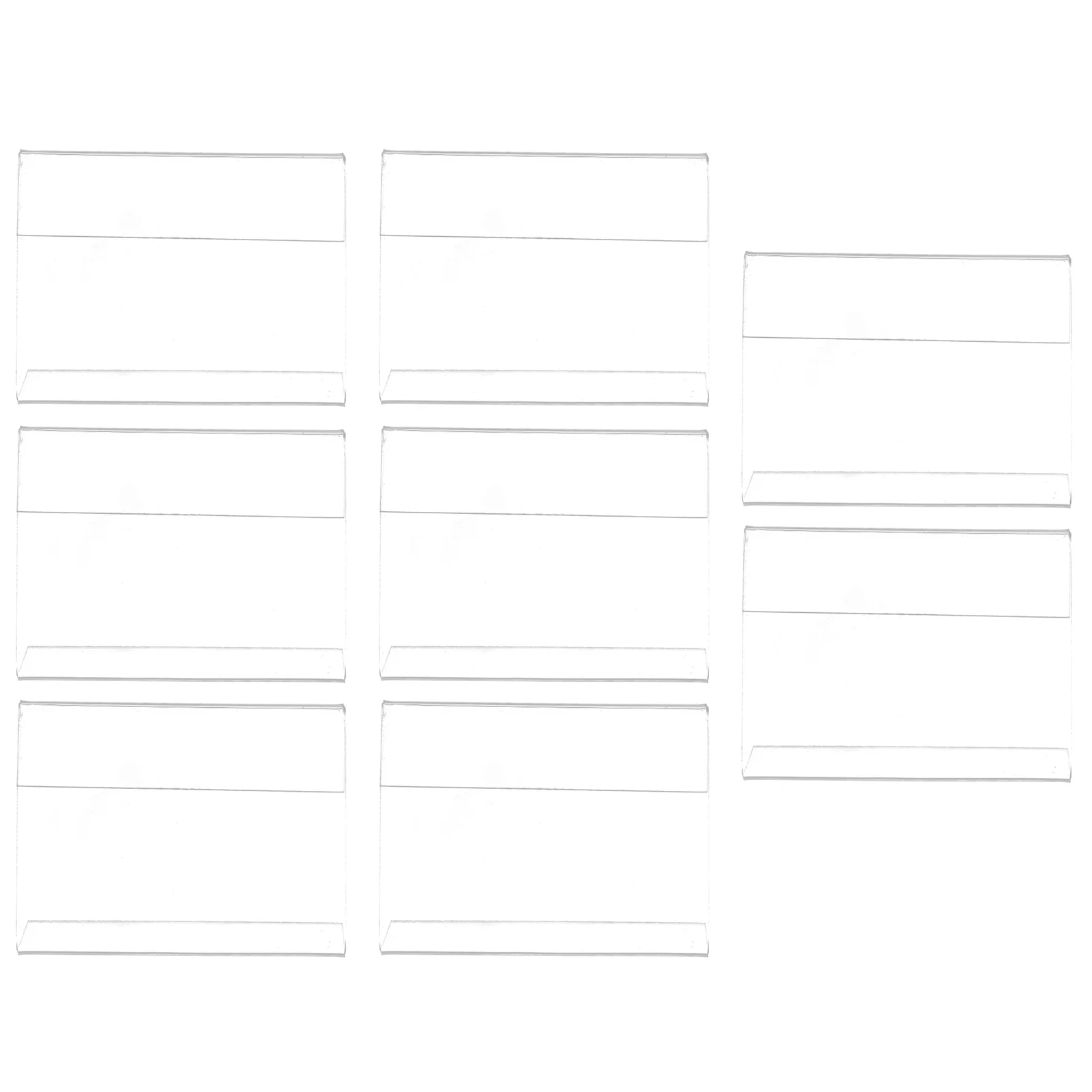 

8 шт. акриловые витрины, свадебные подставки для вывесок, прозрачные полки