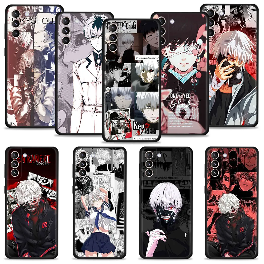 

Tokyo Ghoul for Samsung Galaxy S22 Ultra S21 S20 FE S10 S9 Plus S10e S8 Note 20Ultra 10Plus Mobilephone Case Silicon Cover