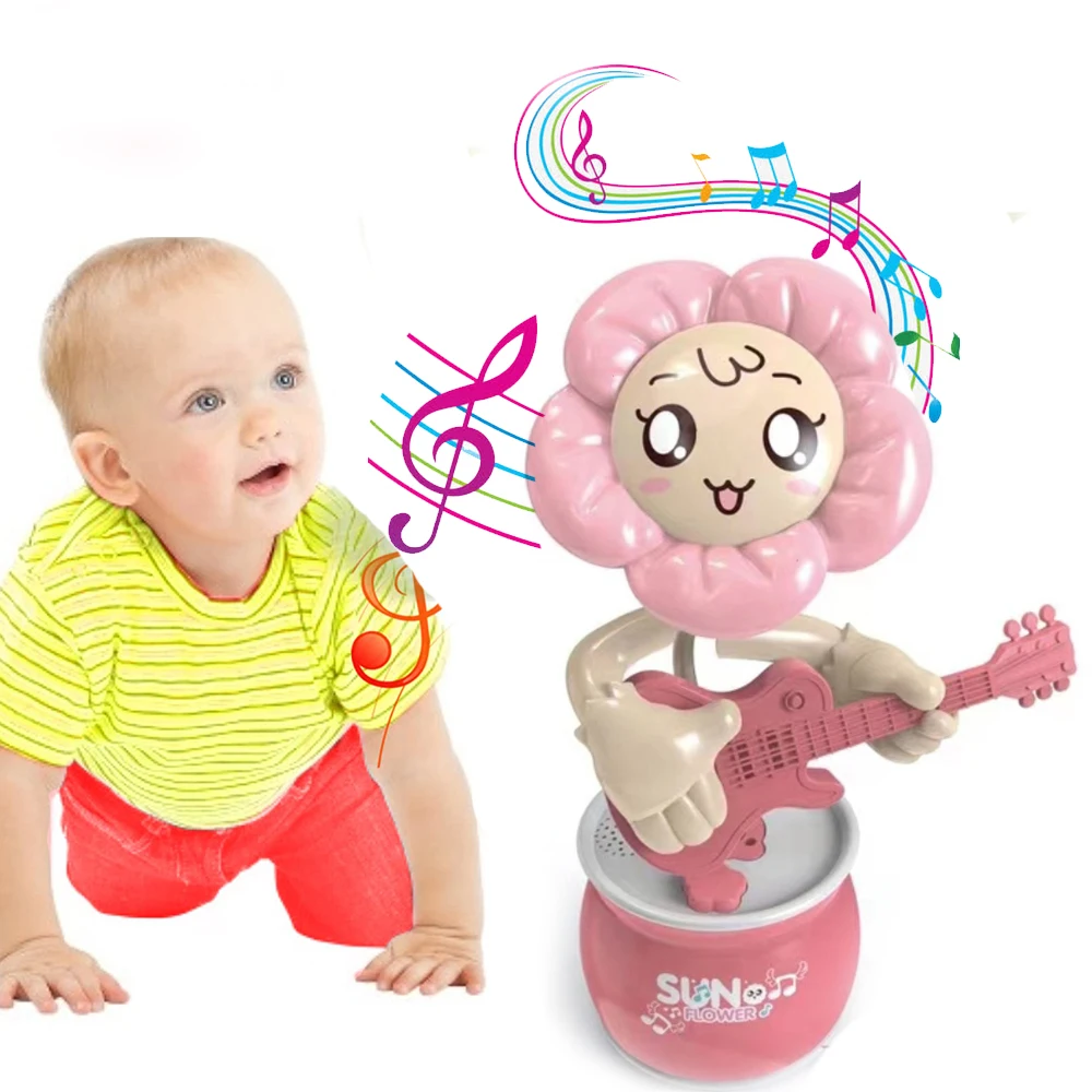 

Dancing sunflower 60 Songs baby toys with music sing talking repeat record Electronic Automatic moving funny toys XMAS Gifts