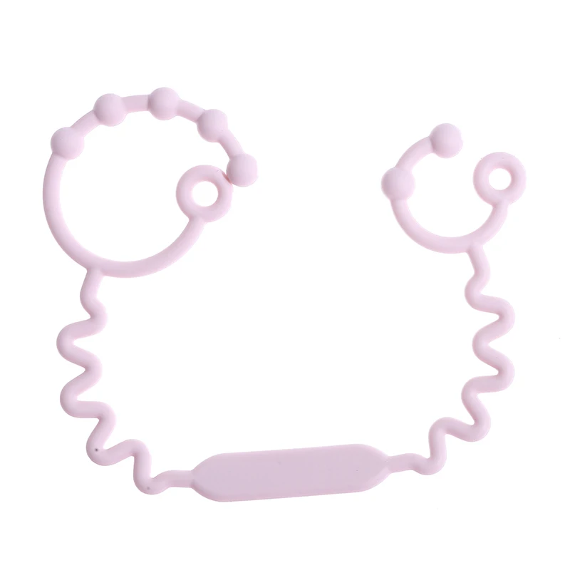

Toy Straps Baby Silicone Pacifier Clips Adjustable Stretchable Sippy Cup Straps for Strollers High Chair Cribs Hanging Baskets