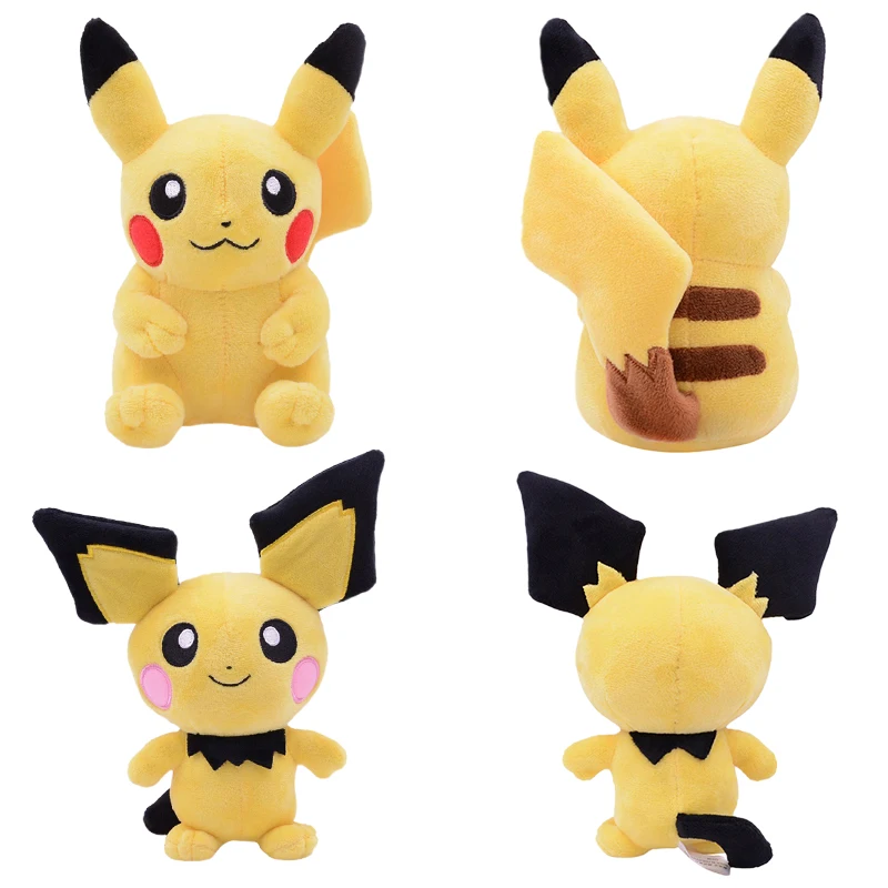 

Elf Pikachu stuffed plush doll anime kawaii cute Pokémon cartoon character plush toy girl child birthday Christmas gift