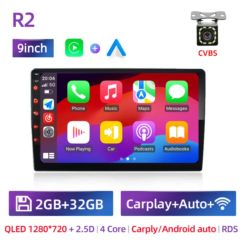 

Android 13 автомобильный радиоприемник авторадио 32G 2 Din 7 "/9"/10 "универсальный WIFI GPS автомобильный аудио мультимедийный плеер для Hyundai Nissan Toyota Kia