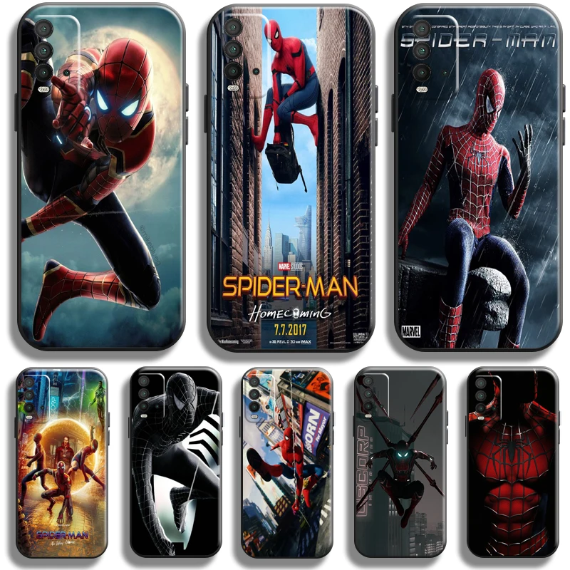 

Spiderman Avengers For Xiaomi Redmi 10 9 9T 9A 9C Phone Case For Redmi Note 11 11T 11S 10 10S 10T 9 9S 5G Case Coque Carcasa