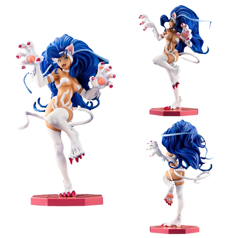 

KOTOBUKIYA оригинальная статуя красивой девушки игра вампира аниме модель Фелиция белая кошка экшн-фигурка игрушки для детей подарок