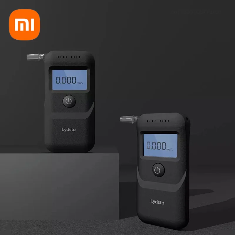 Фото Тестеры спирта Xiaomi Lydsto, Ручной цифровой алкотестер с ЖК-дисплеем, легкий ручной инструмент для тестирования алкоголя, цифровой экран №1