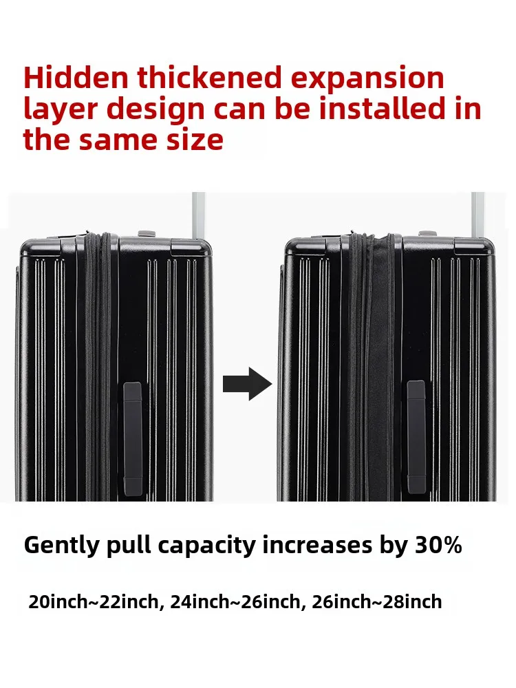 Дорожный чемодан на колесиках с кодовым замком 20/24/28 дюймов цвет в ассортименте
