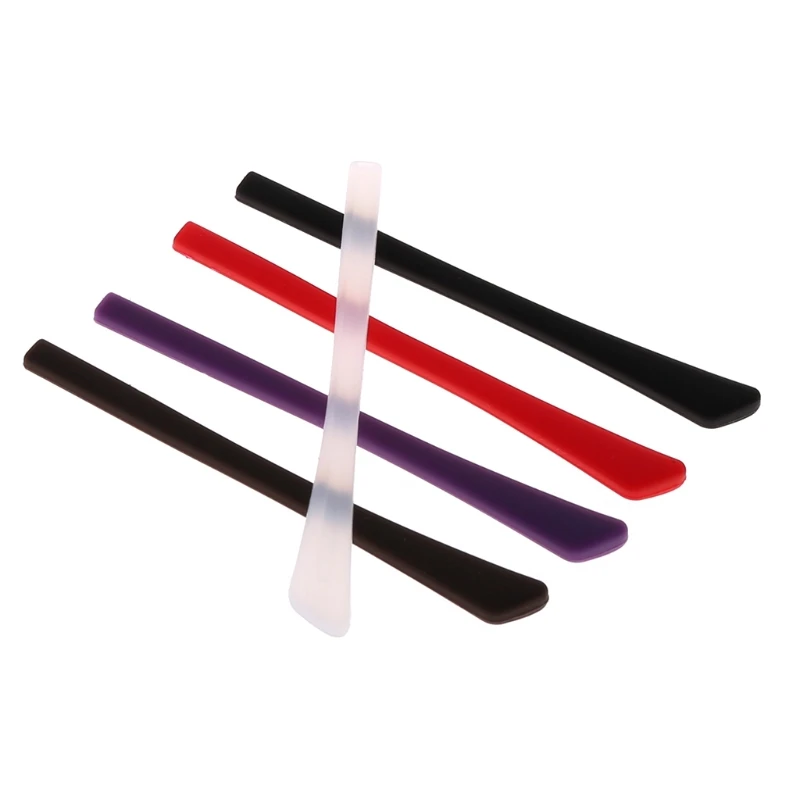 

Soft Silicone Anti Slip Eyeglasses Glasses Temple Tips Accessories Square Hole