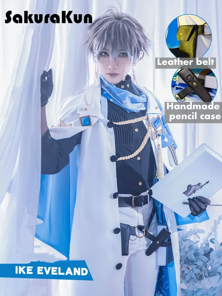 

Hololive VTuber Luxiem Ike Eveland Cosplay Costumes Fancy Party Suit Halloween Carnival Uniforms