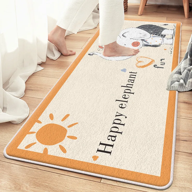 

Cartoon Elephant Living Room Rugs Sofa Large Area Covered with Carpet Bedroom Decor Porch Floor Mat Home Decoration Soft Doormat