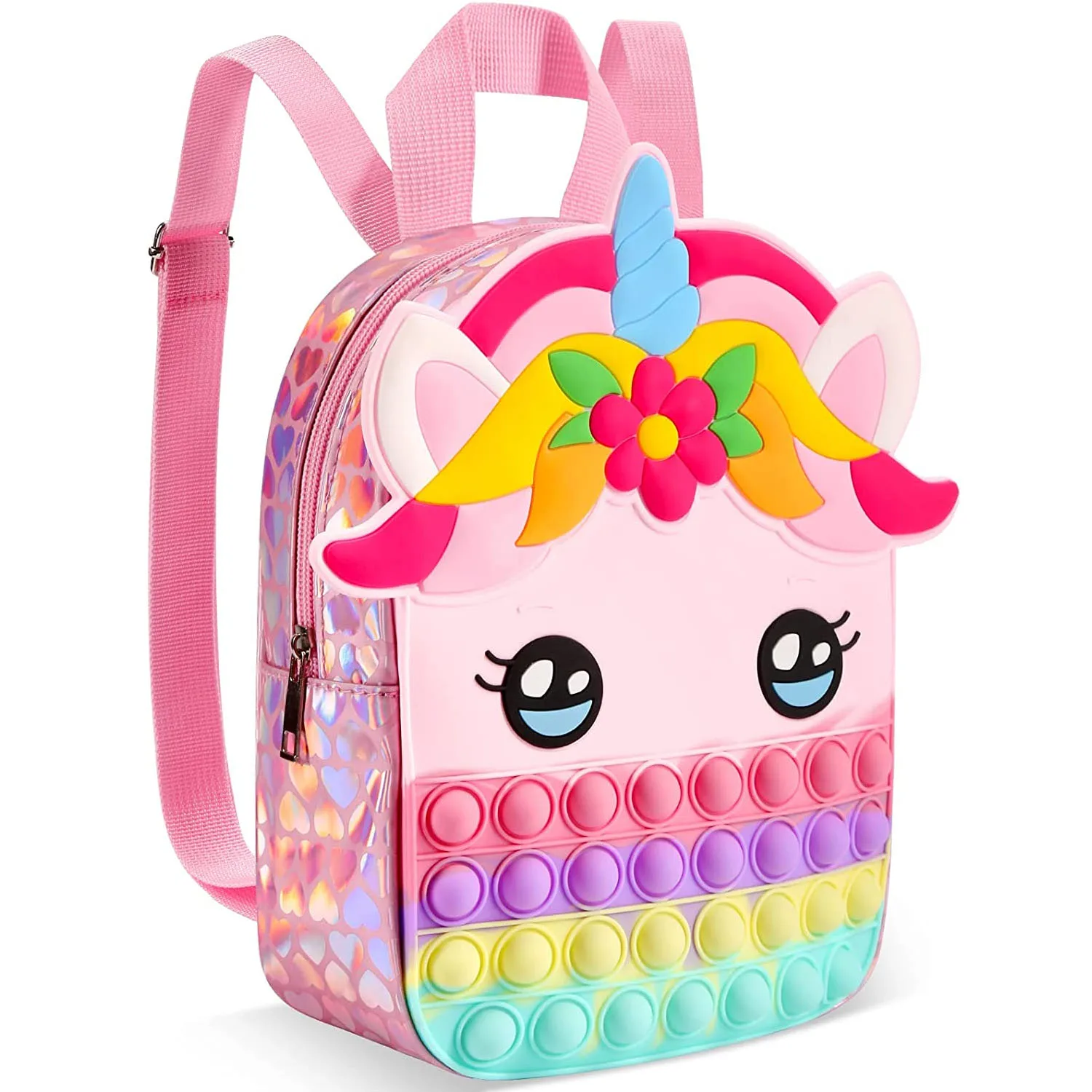 For Girls Pops Shoulder Bag Mini School Backpacks Unicorn Gi