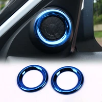 interior door audio blue speaker ring cover trim for 10th gen honda civic 2019 2018 2017 2016