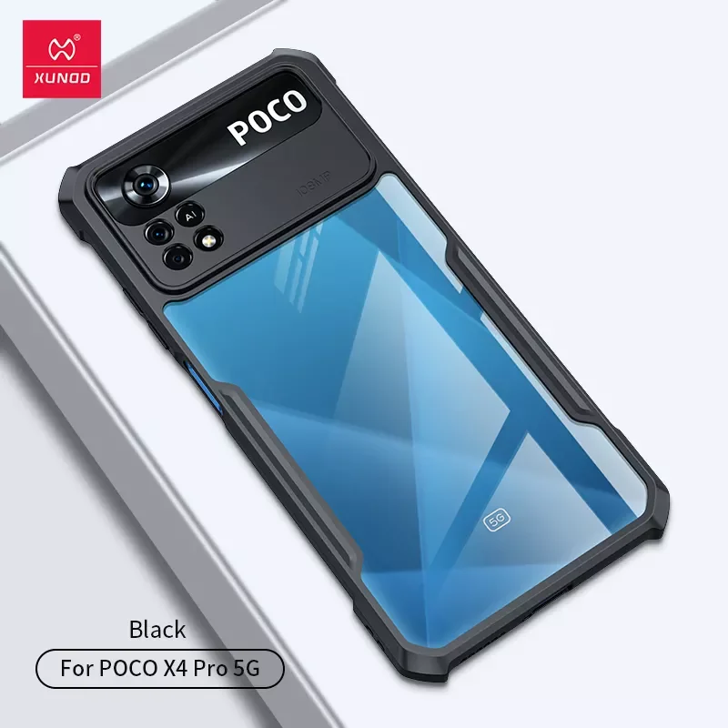 

For POCO X4 X3 Pro Case Xundd Airbag Bumper Shockproof Shell Back Transparent Screeen and Lens Protection Phone Case Funda Coque