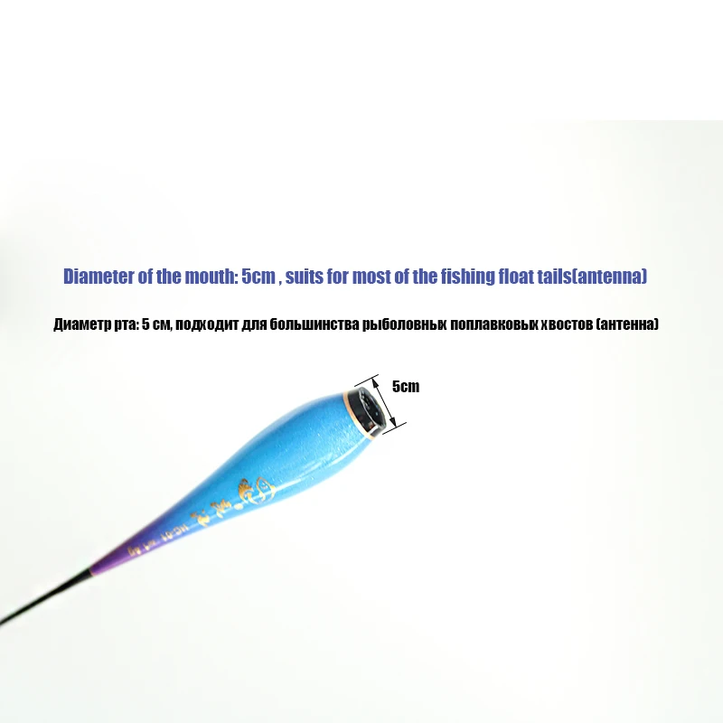 WLPFISHING 1PC Fishing Floats Body Bottom Part Inner Diameter 5.0MM Composite Nano Plastic Bobbers Fishing Accessory Tackle