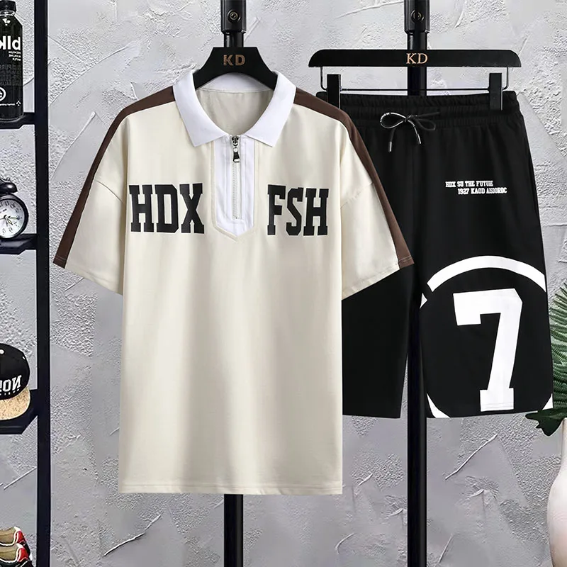 Summer Women's Two Piece Set Casual T-Shirt And Shorts Set Womens Sports Suit Fashion Short Sleeve Tracksuit Women Suits