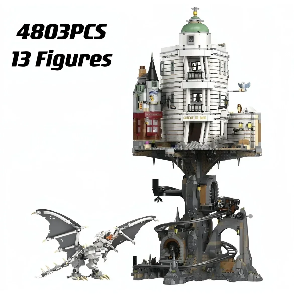 Совместимый 76417 классический банк вид на улицу комплект модели Moc 4803 шт. наборы