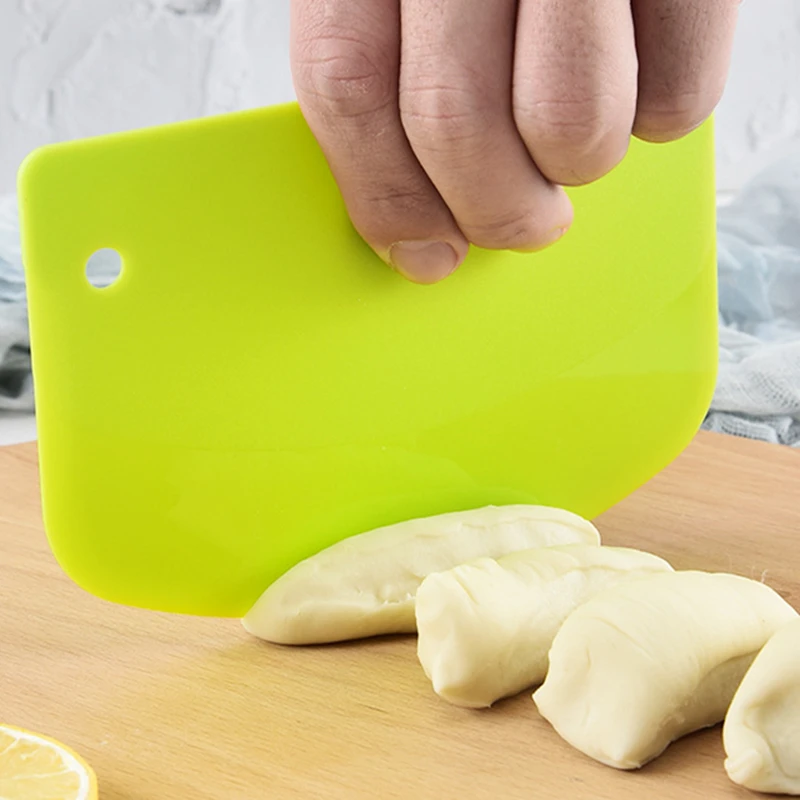 1 шт. пластиковый шпатель для крема торта масла теста резак слайсер скребок лапши