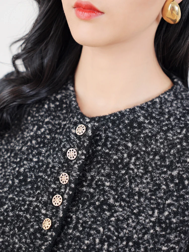 Ajiduo изящный женский жилет новинка 2024 весенне-осенний темпераментный твидовый Joker