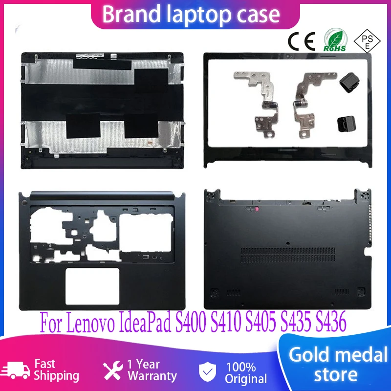 

For Lenovo IdeaPad S400 S410 S405 S435 S436 Laptop LCD Back New Original Cover/Front Bezel/Hinges/Palmrest/Bottom Case NO Touch