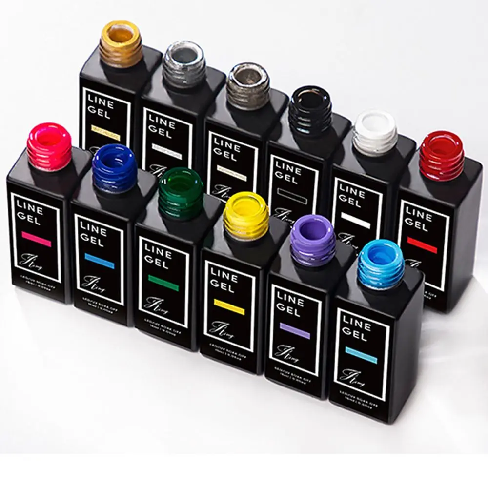 

Французский линейный гель для ногтей для рисования, гель для ногтей, DIY дизайн, цвет, фототерапия, клей, подводка, фотополировка