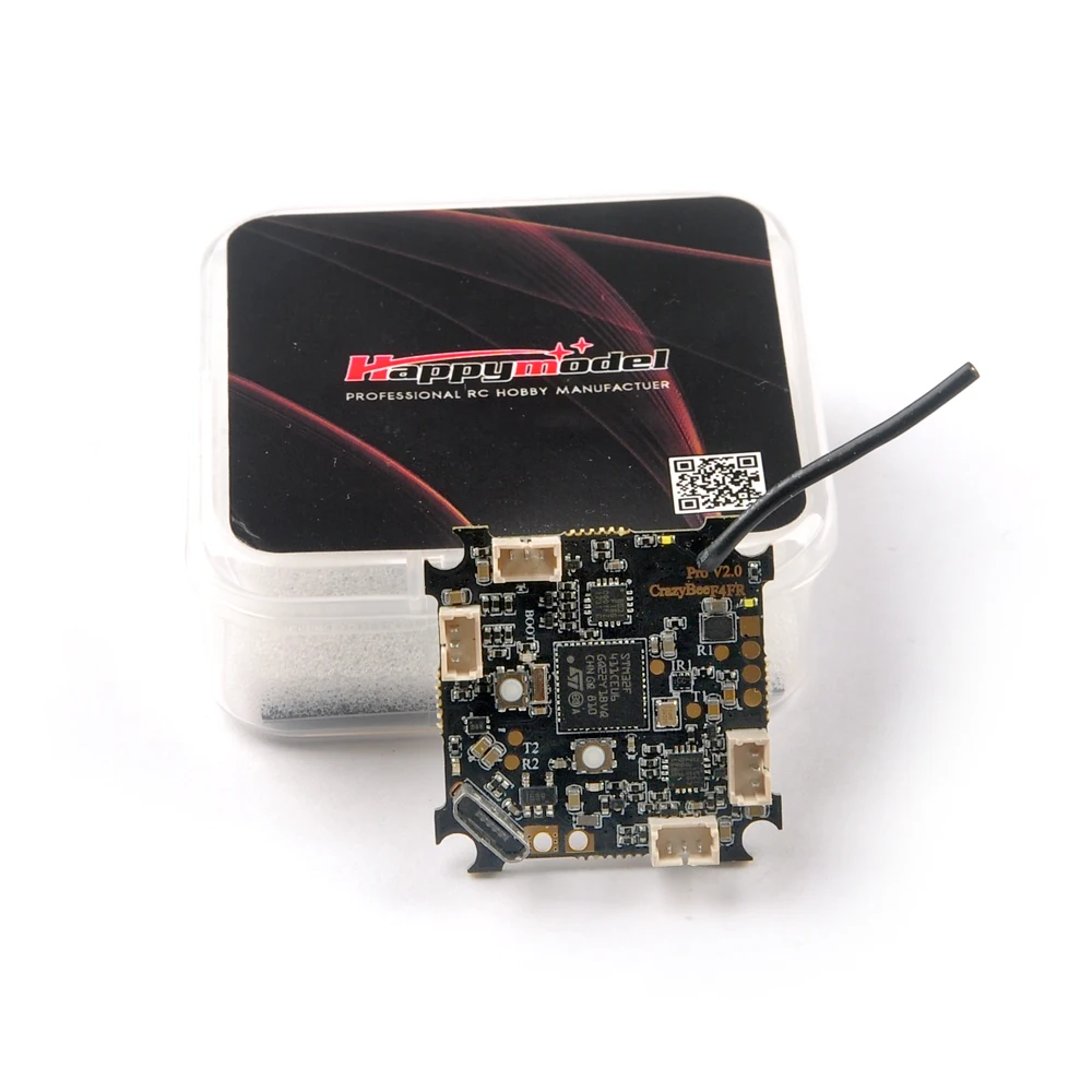 HappyModel Crazybee F4 Pro V2.0 Контроллер полета BLHELIS 5A ESC SPI приемники для FPV Tinywhoop Cinewhoop Drone Mobula7
