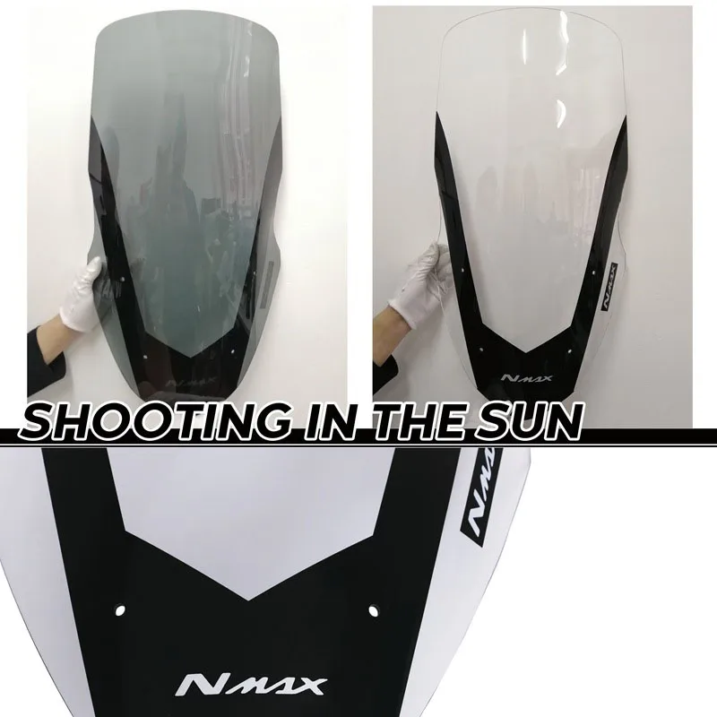 

For NMAX155 NMAX125 Motorcycle Accessories Windshield Windscreen Deflector Wind Shield Screen NMAX 125 NMAX 155 2016-2018