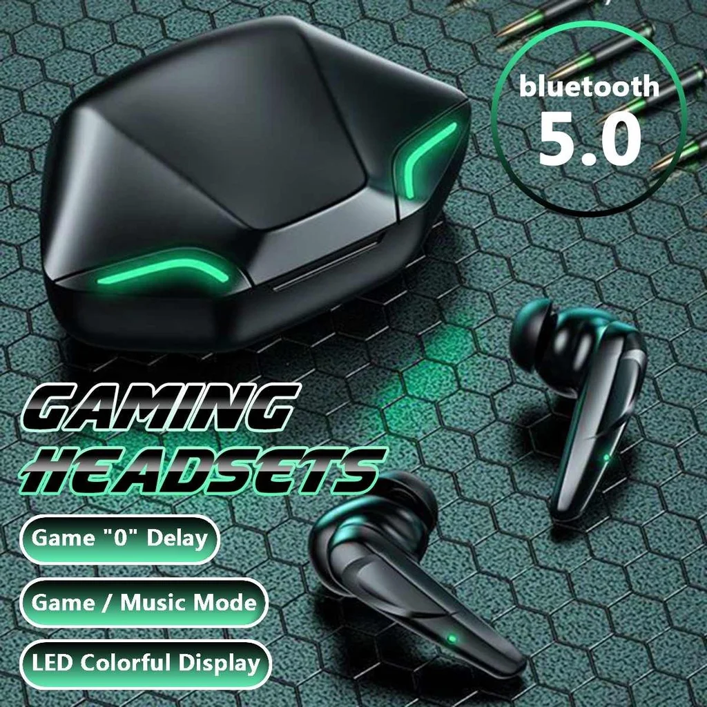 

TWS-наушники с поддержкой Bluetooth и зарядным футляром