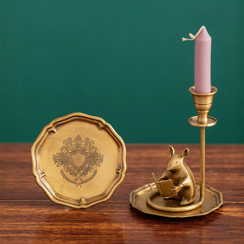 

European Retro Candle Holder Tealight Golden Scentedticks Designer Wedding Centerpiece Decorations Home Decoration TY100YH