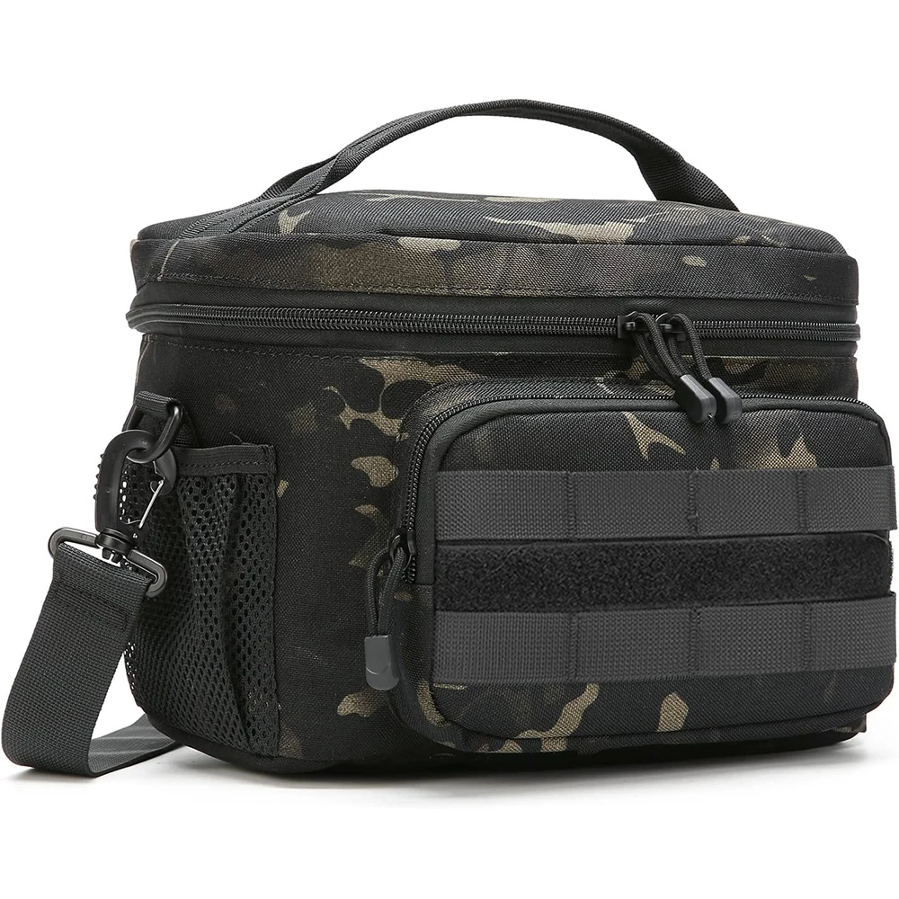 Box With Molle Net Pouch For Hunting Camping Fishing Work Picnic