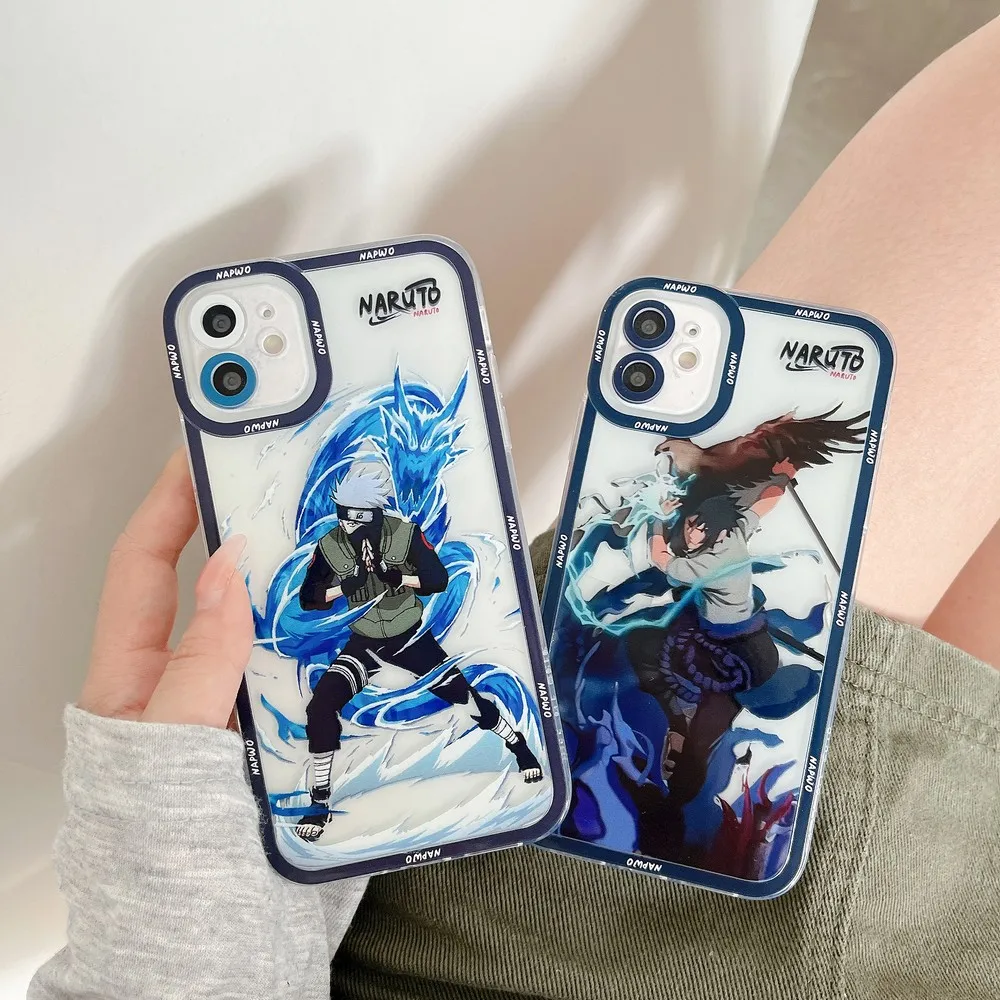 

Прозрачный чехол для телефона с рисунком аниме для iphone XR XS X XSMAX 12 12Pro 12ProMax 11 11ProMax 13 13ProMax