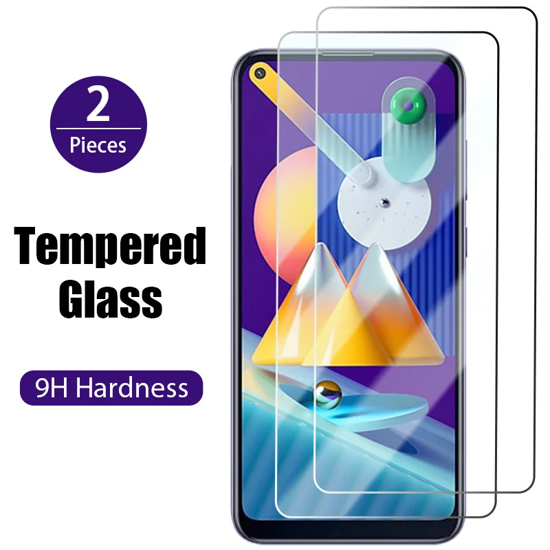 2pcs screen protector glass for samsung a72 a52 a42 a32 a22 a12 5g protective glass for samsung a71 a51 a41 a31 a21s a11