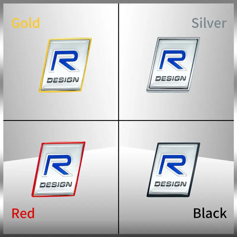 

3D Автомобильная маленькая металлическая наклейка Лось тест R дизайн Шведский флаг значок кузов автомобиля задний багажник декор для Volvo S40 S60 S60L V40 V60 XC60