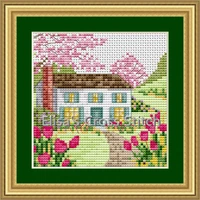 sj018c stich cross stitch kits craft packages cotton seasons painting counted china diy needlework embroidery cross stitching