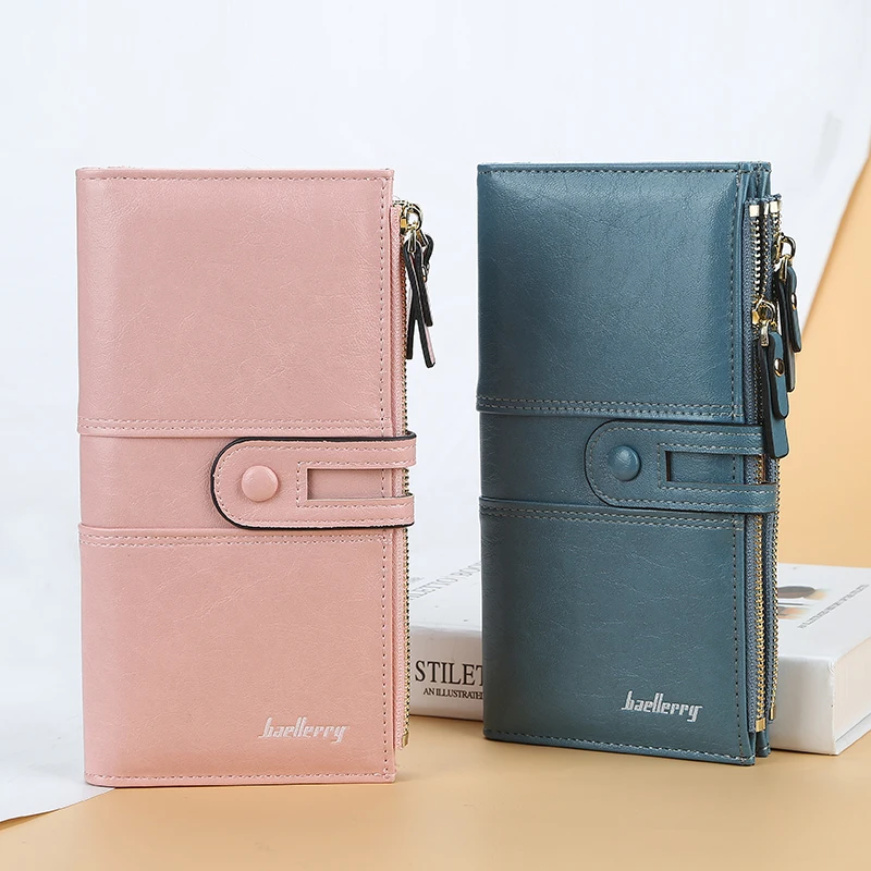 Высококачественный Женский кошелек RFID кожаные кошельки с защитой от кражи для