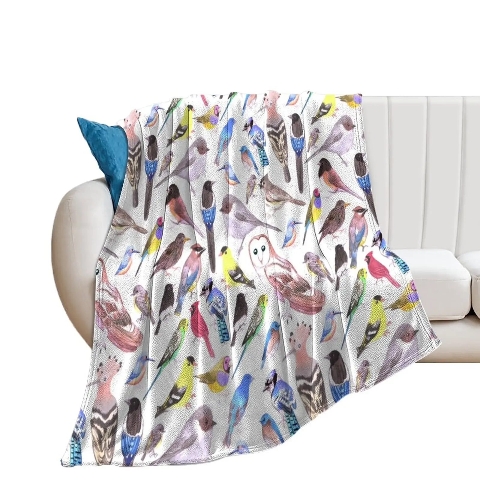 Птицы Америки-Дикие птицы и Дикие Бросьте Одеяло наполненные пушистыми одеялами