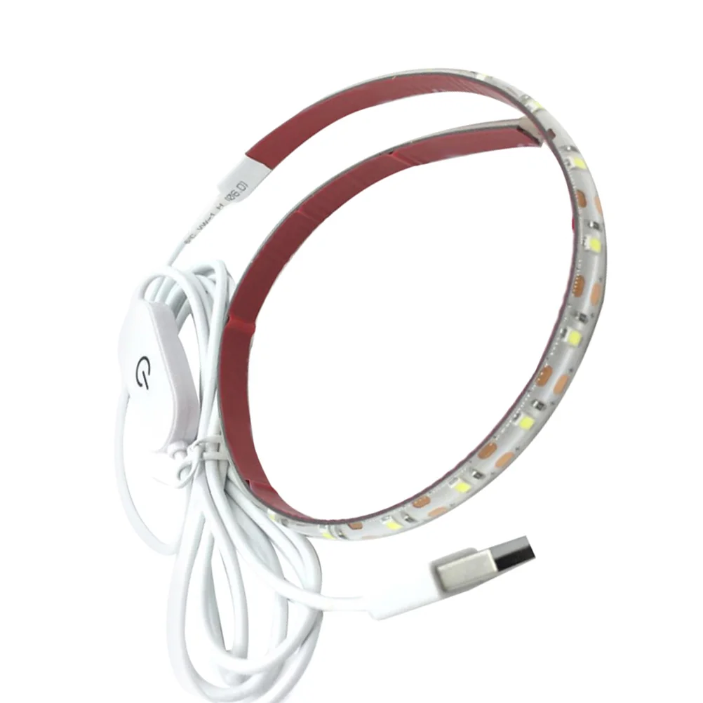 

2 Meters LED Lights Strips Sewing Machine Rope Adhesive Tape Ribbon Ribbons Switch