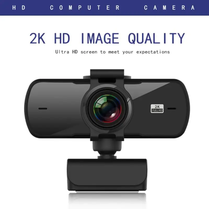

Webcam 2K Full HD 1080P Web Camera Autofocus With Microphone USB Web Cam For PC Computer Mac Laptop Desktop YouTube Webcamera