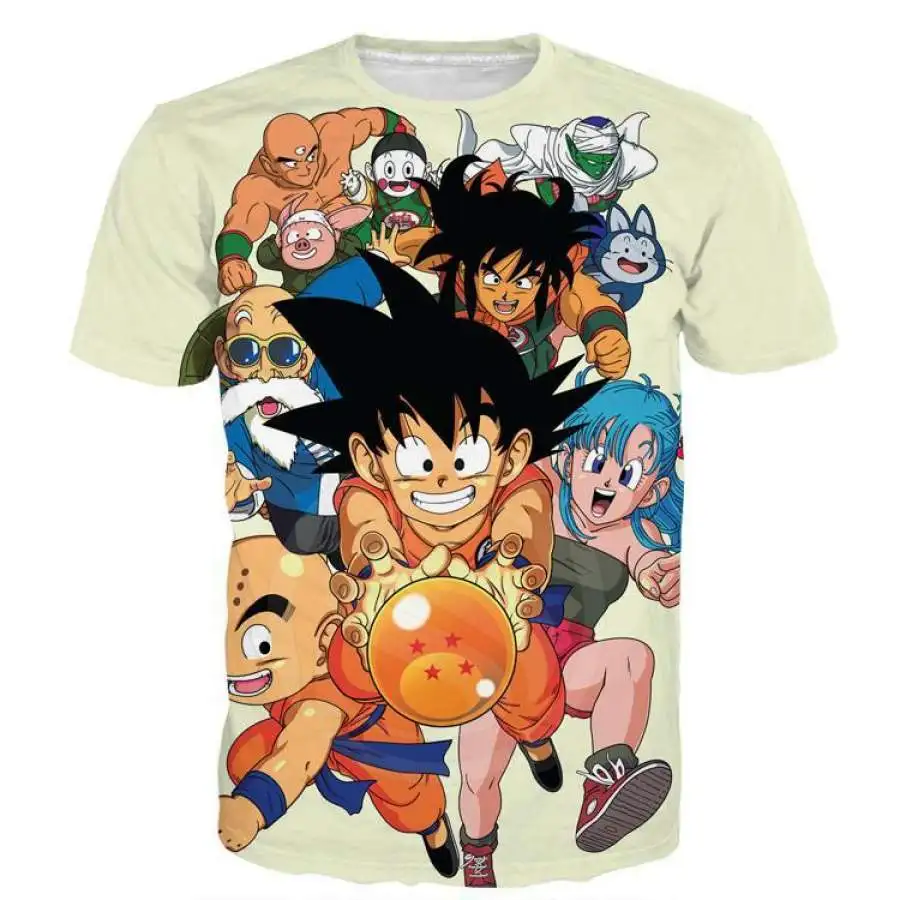 Bandai Dragon Ball Own Your Future Trunks T Shirt Manga Cotton Men T-Shirt Oversized Print Tee Classic |