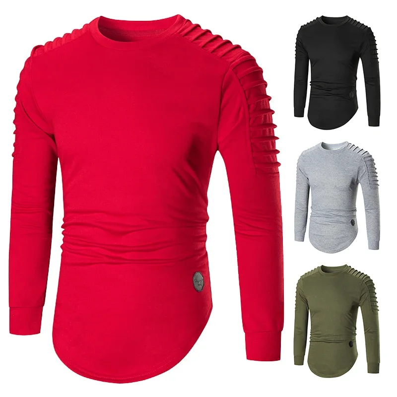 Свитшот мужской с длинным рукавом в Корейском стиле