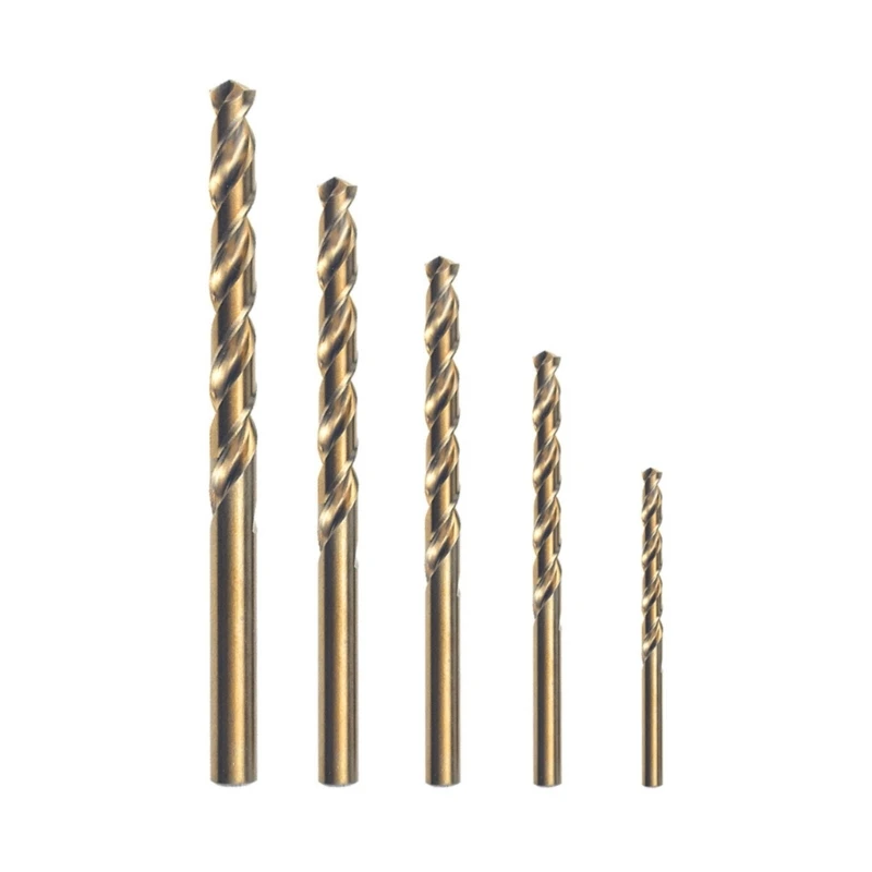 

H55E Speed Steel Twists Drill Set Straight Shank, Fully Ground for Hardened Metals and Stainless Steel