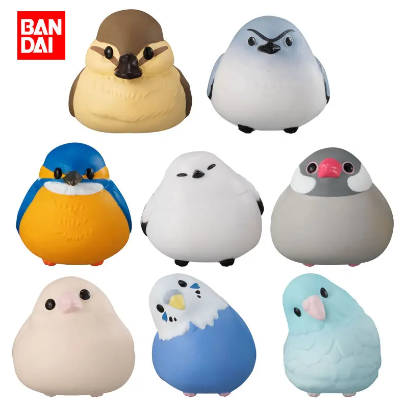 

Bandai Munchkin Clip wire doll Cuddle Data Cable Series 4 Twisted Egg Little bird Figures Models Anime Toys Birthday Gifts Dolls
