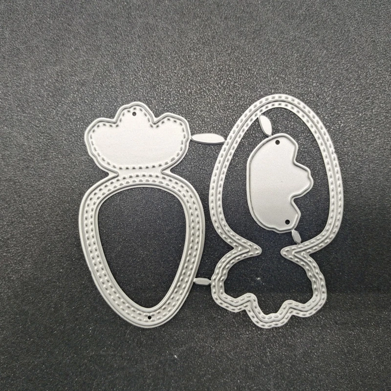 Пасхальные металлические Вырубные штампы в виде моркови |