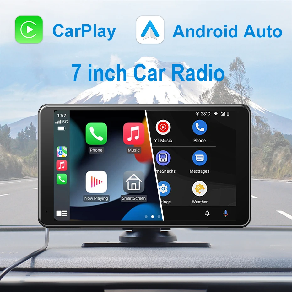 

Универсальный автомобильный радиоприемник Carplay Android, автомобильный радиоприемник, интеллектуальная система, радиоприемник с экраном android для гольфа, honda, audi