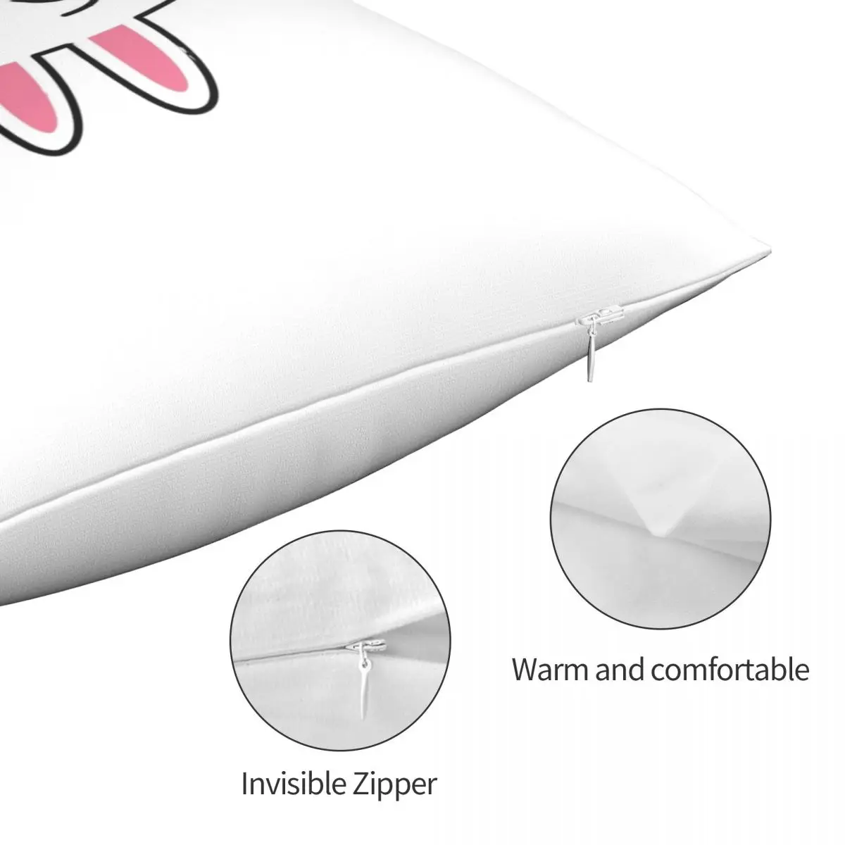 Brown And Friends Workplace (Cony Bunny) Pillowcase Pillow Case Cushion Cover Home Sofa Car Decorative Throw Pillowcases |