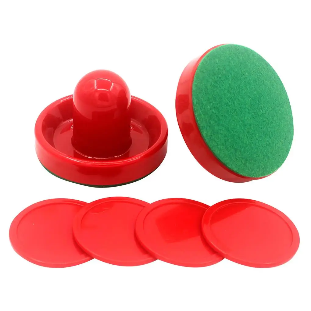 

Air Hockey Set Table Plastic Compact Pushers And Pucks Game Toy Arcade