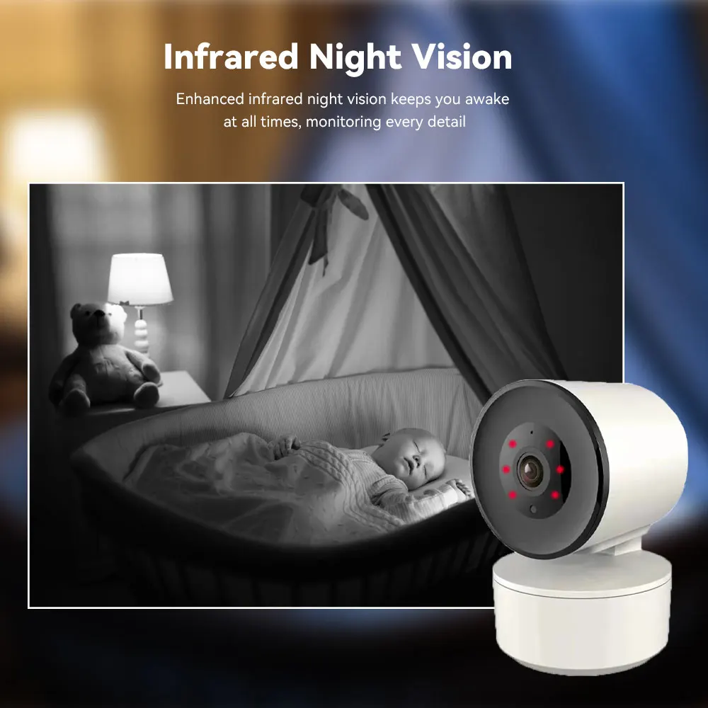Tuya Smart WiFi 3-мегапиксельная IP-камера Безопасность Автоматическое отслеживание
