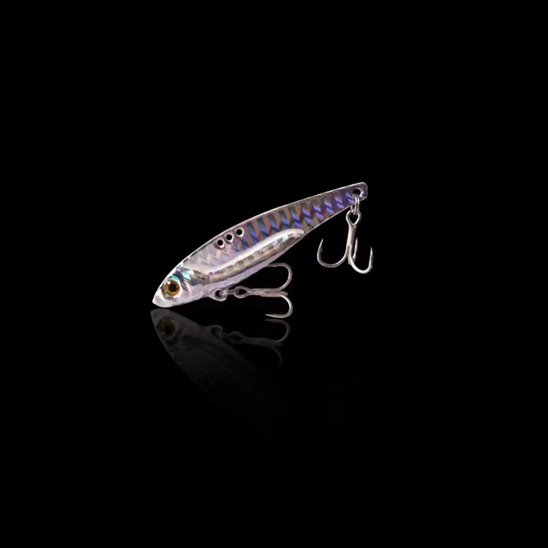 9Pcs 9Colors 3D Eyes Metal Vib Blade Lure 10/20G Sinking Vibration Baits Artificial Vibe for Bass Pike Perch Fishing images - 6