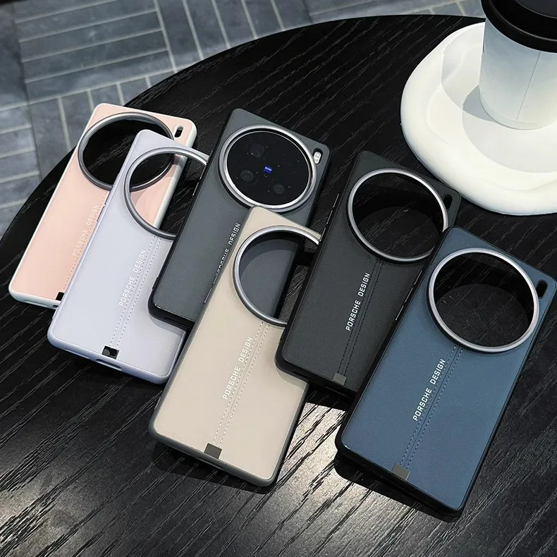 Высококачественный деловой кожаный магнитный чехол MagSafe для телефона Vivo X100 Ultra Pro