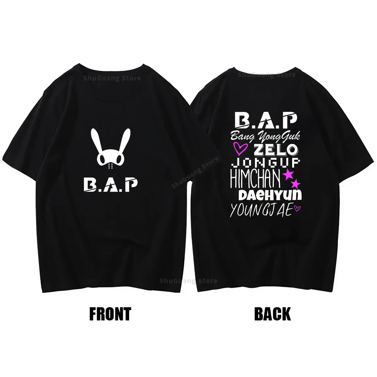 B.A.P футболка корейские топы с принтом группы Y2k Футболка женская одежда